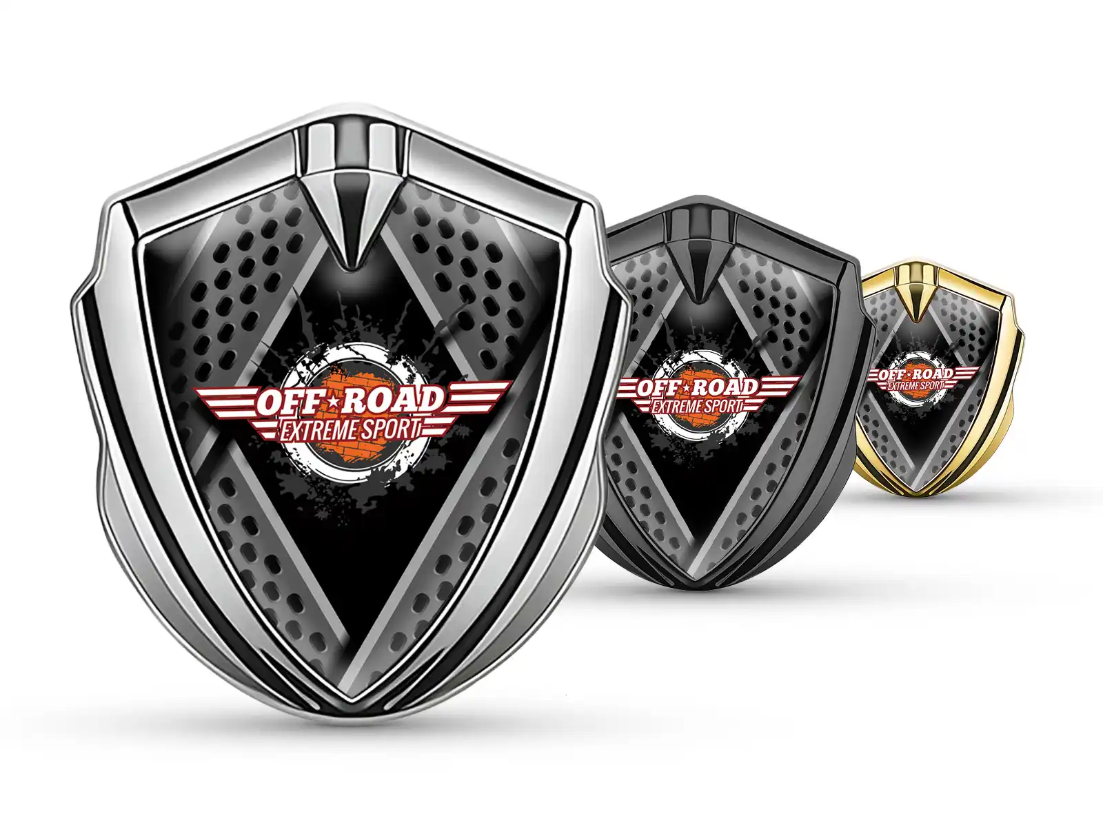 Emblem Metal Badge Pro Design Stainless Steel Edge